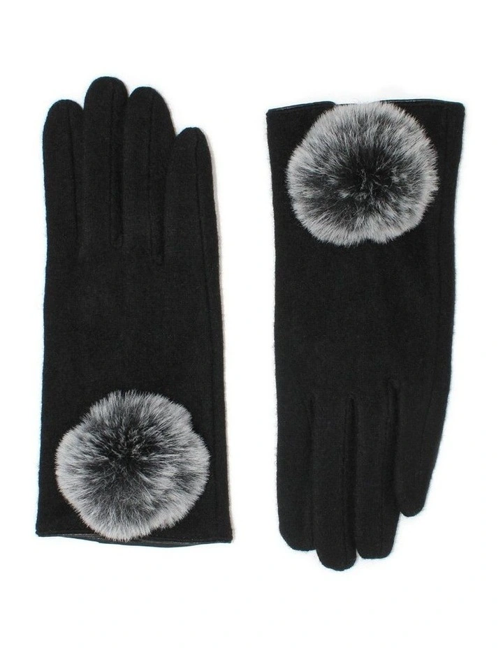 Antonella Gloves in Black image 1