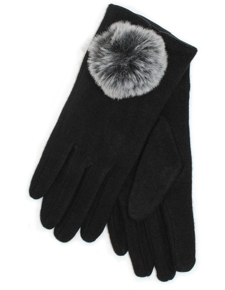 Antonella Gloves in Black image 3