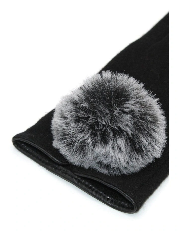 Antonella Gloves in Black image 4