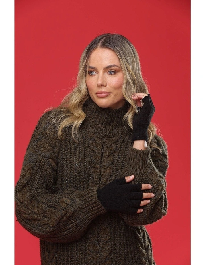 Jaylah Gloves in Black image 2