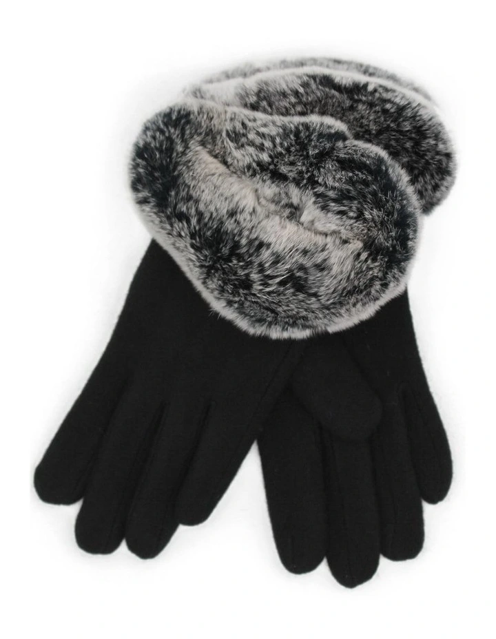 Sally Gloves in Black image 2