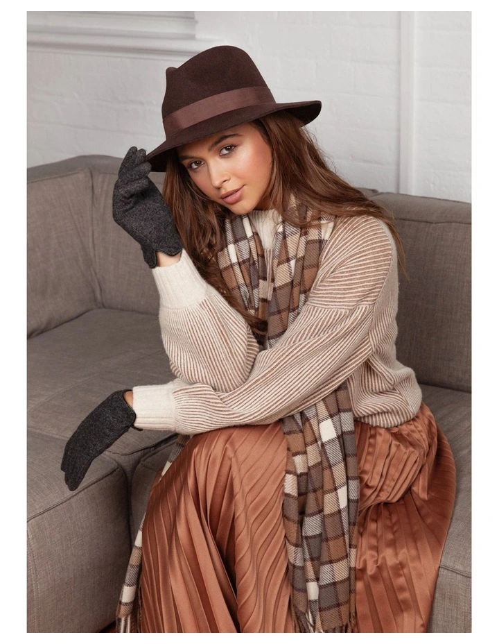 Valentina Gloves in Grey image 2