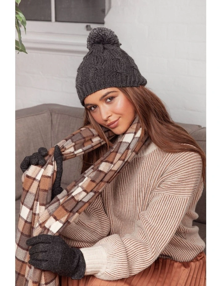 Valentina Gloves in Grey image 3