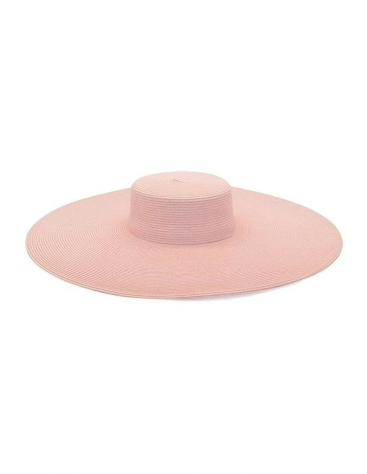 Savannah Boater Hat in Ballet Pink image 5