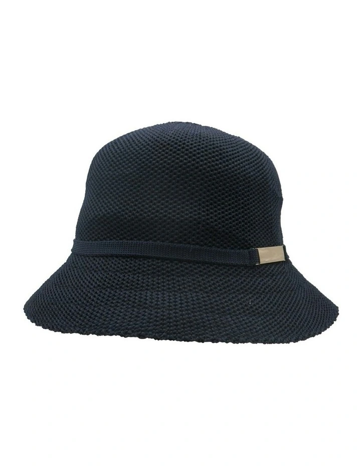 Lavinia Bucket Hat in Navy image 2