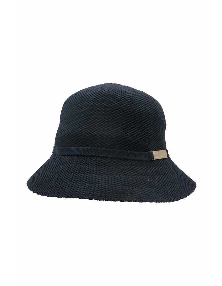 Lavinia Bucket Hat in Navy image 3
