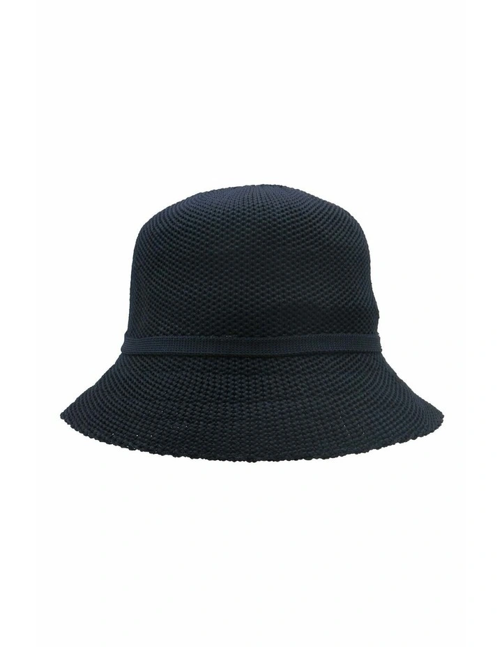 Lavinia Bucket Hat in Navy image 4