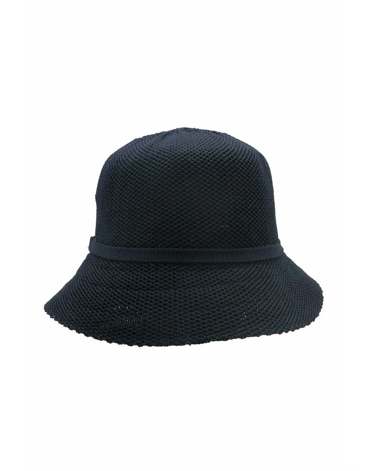 Lavinia Bucket Hat in Navy image 6