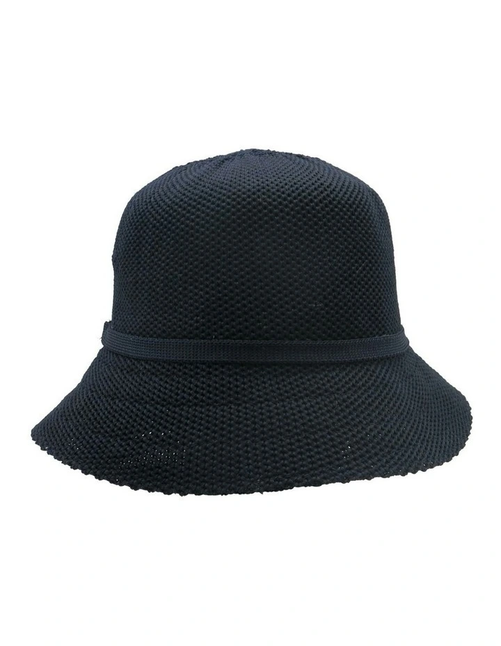 Lavinia Bucket Hat in Navy image 6