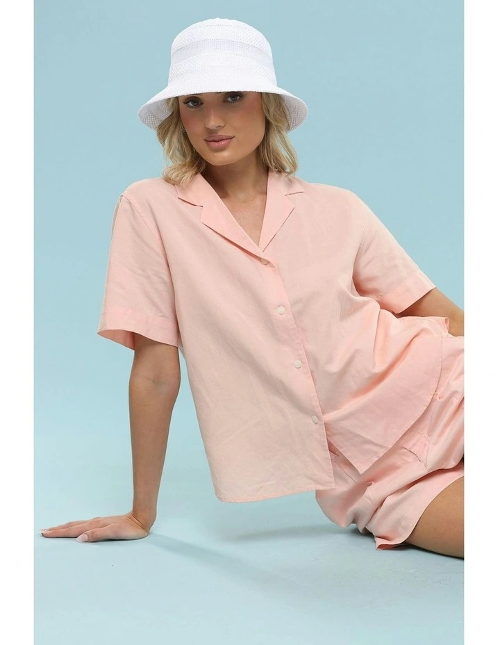 Lavinia Bucket Hat in White image 3