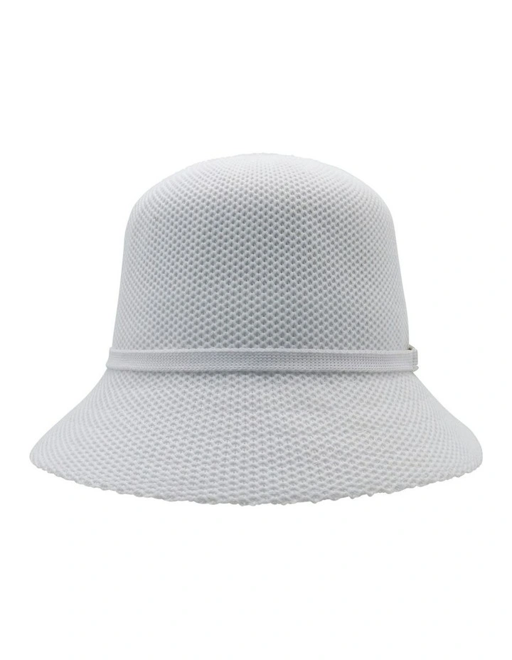 Lavinia Bucket Hat in White image 4