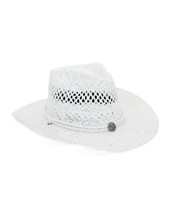 Caroline Cowboy Hat in White