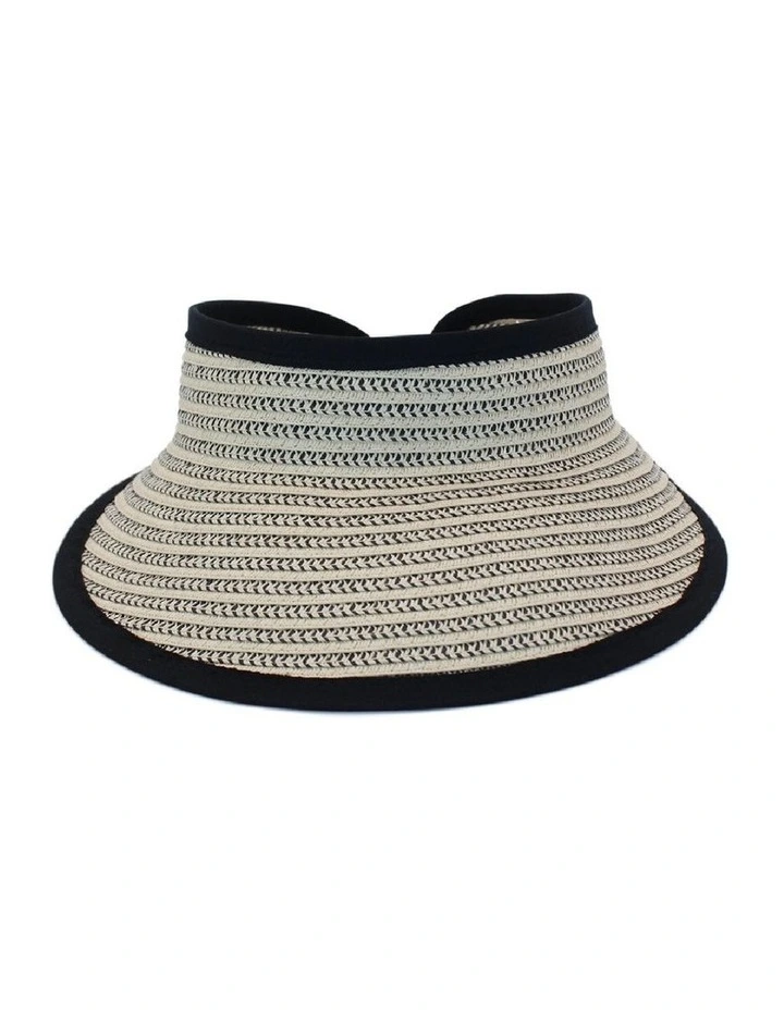 Rosie Visor Hat in Natural image 4