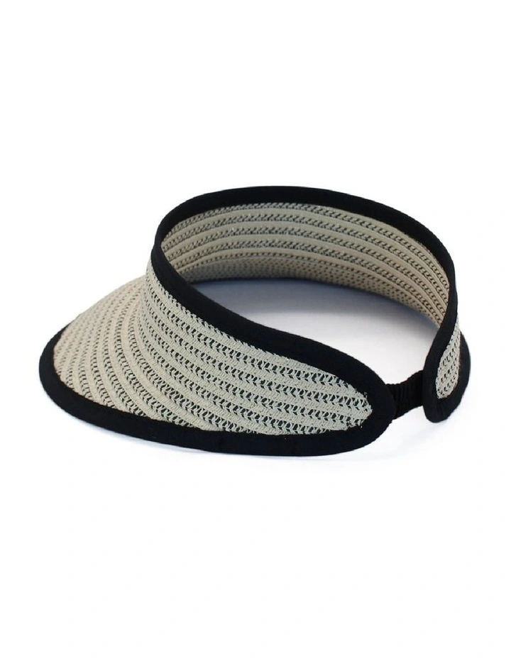 Rosie Visor Hat in Natural image 6