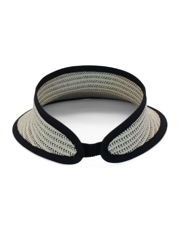 Rosie Visor Hat in Natural image 7