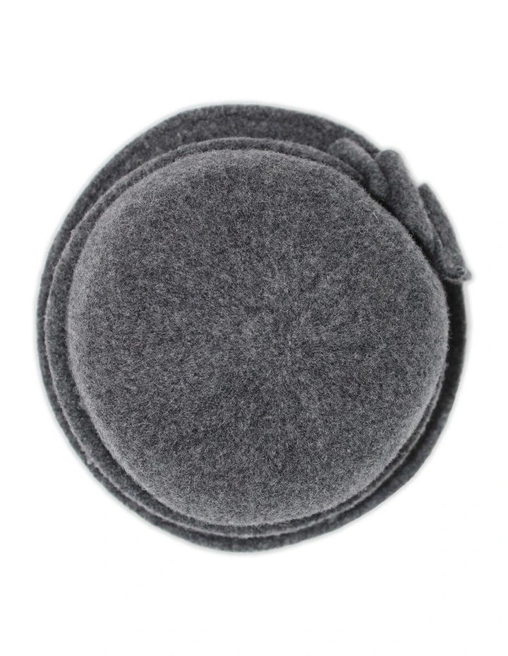 Joy Woolen Pull On Hat in Charcoal image 4