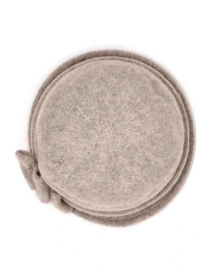 Joy Woolen Pull On Hat in Sand image 3