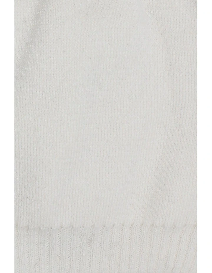 Estella Beanie in Cream image 6