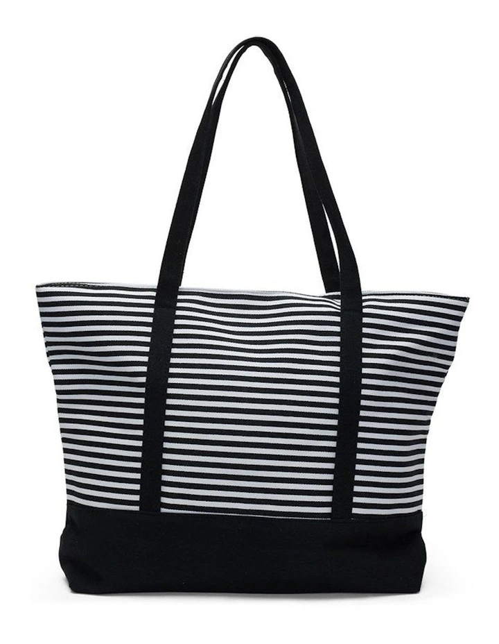 Sorrento Beach Bag in Black image 1