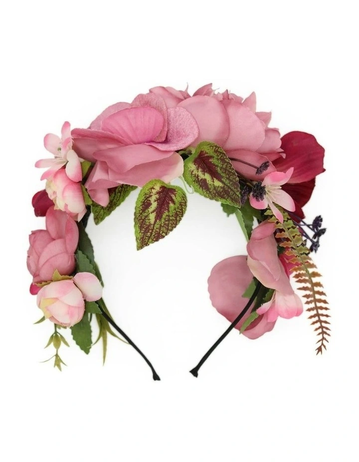 Dori Fascinator in Hot Pink image 3
