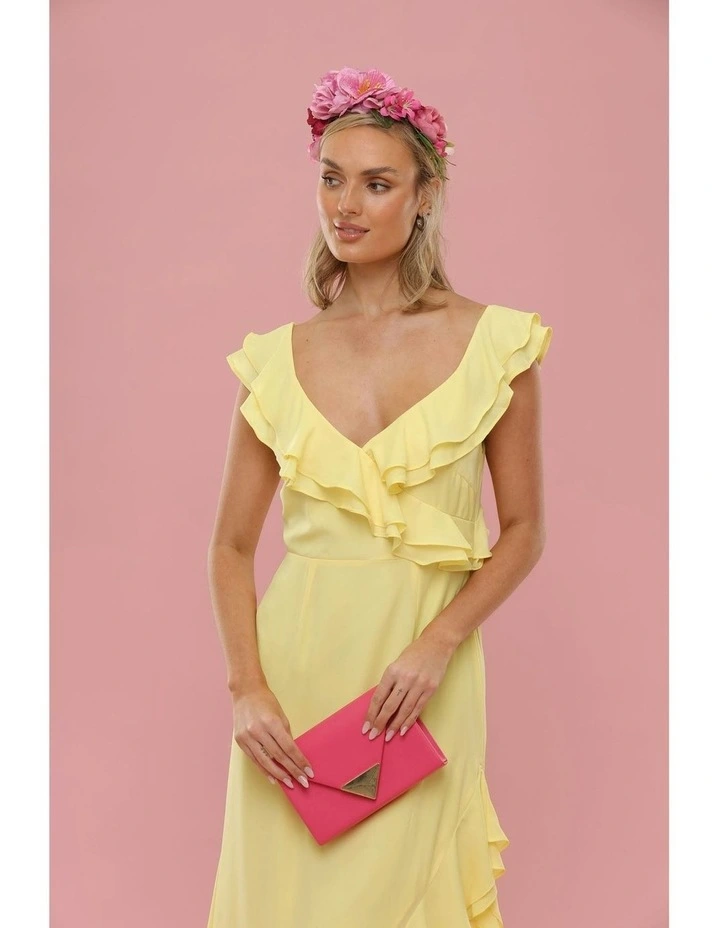 Dori Fascinator in Hot Pink image 6