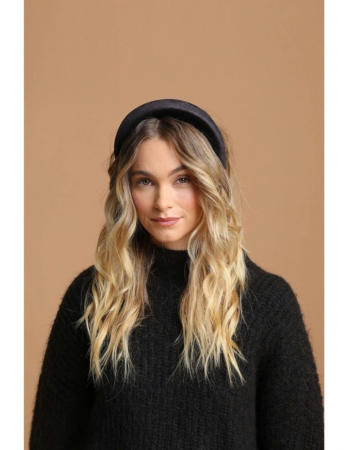 Leslie Headband in Black image 3