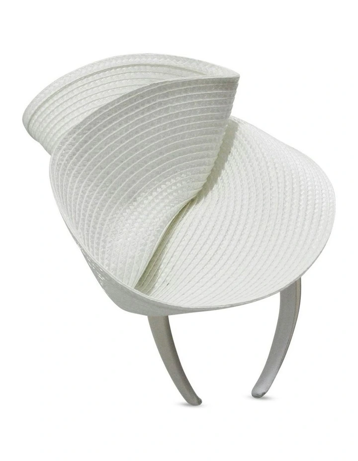 Alexia Fascinator in White image 2