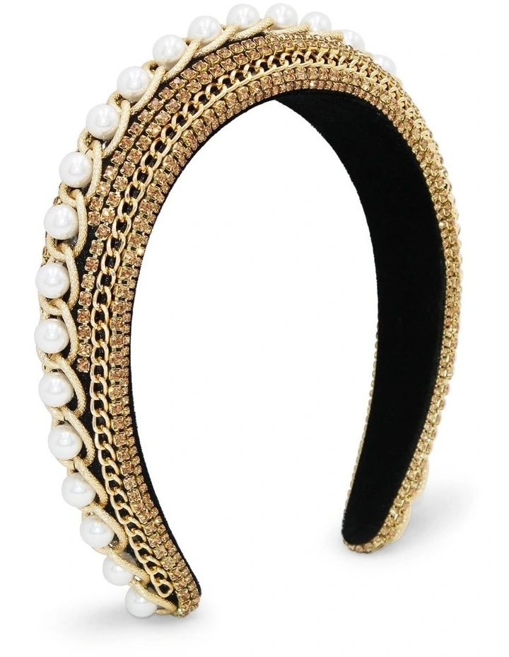 Verity Headband in Gold image 1