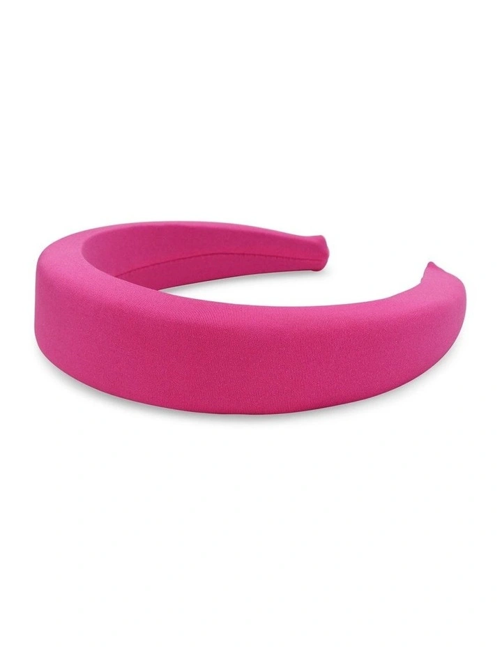 Lola Headband in Hot Pink image 3
