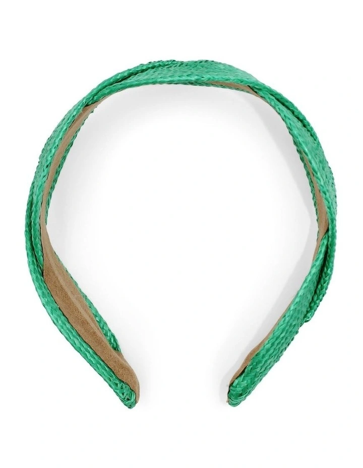 Gracie Headband in Green image 2