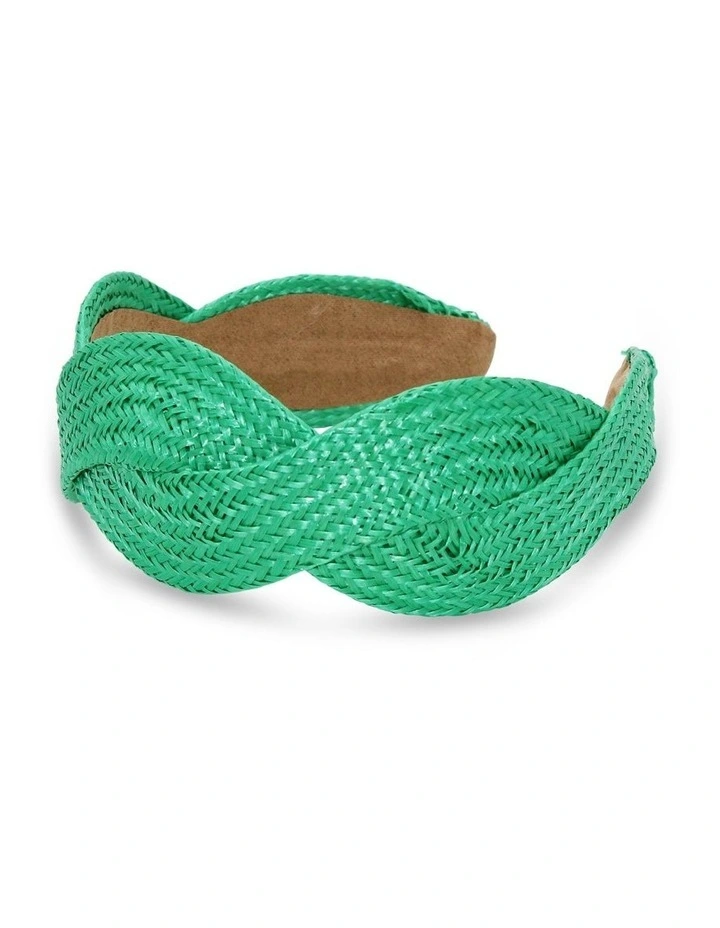Gracie Headband in Green image 3