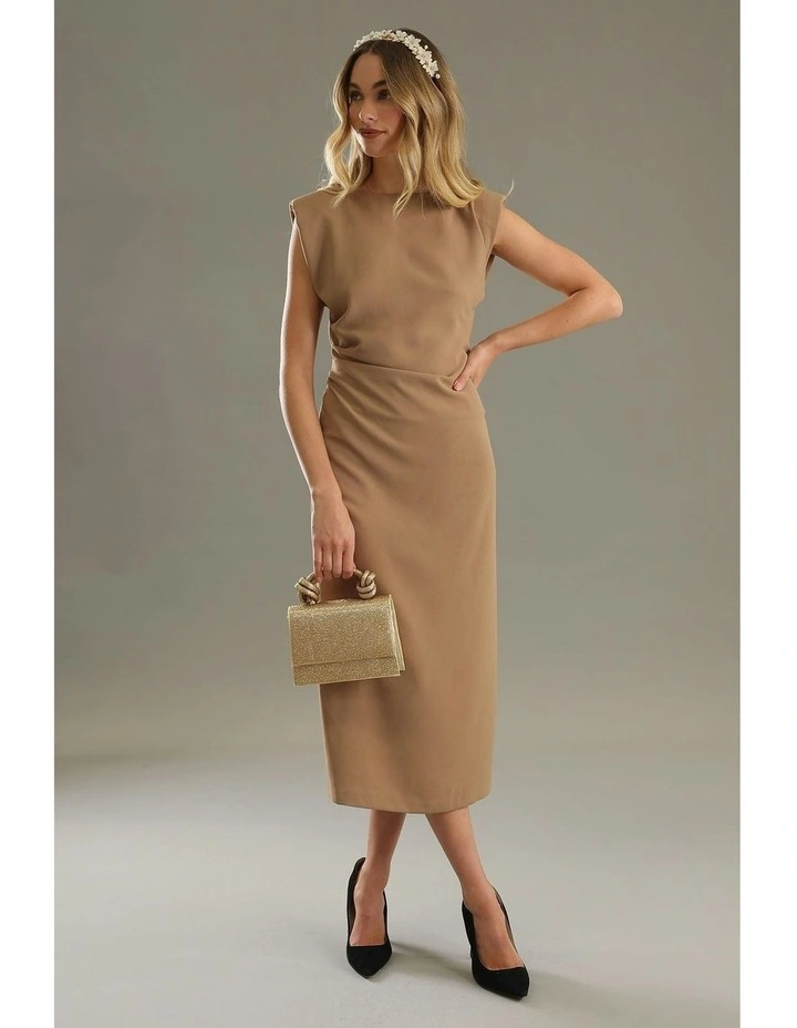 Fleur Headband in Gold/Pearl image 3