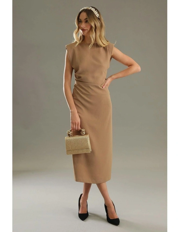 Fleur Headband in Gold/Pearl image 3