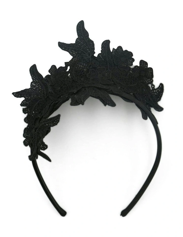 Sassi Headpiece in Black image 1