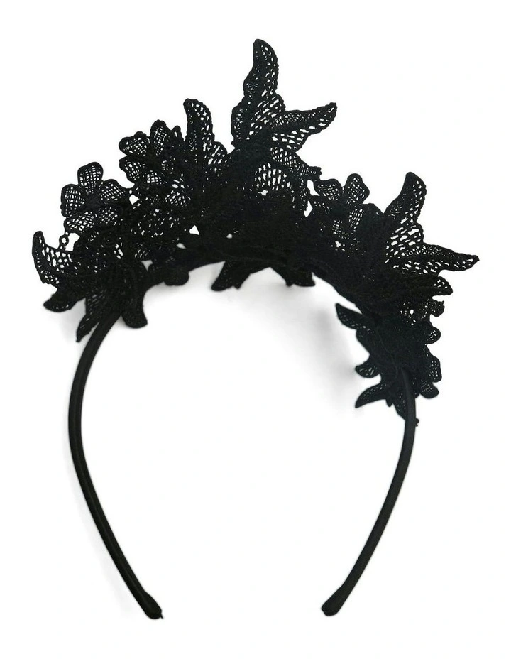Sassi Headpiece in Black image 5