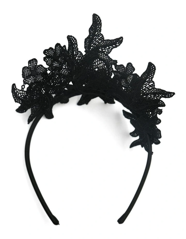 Sassi Headpiece in Black image 5