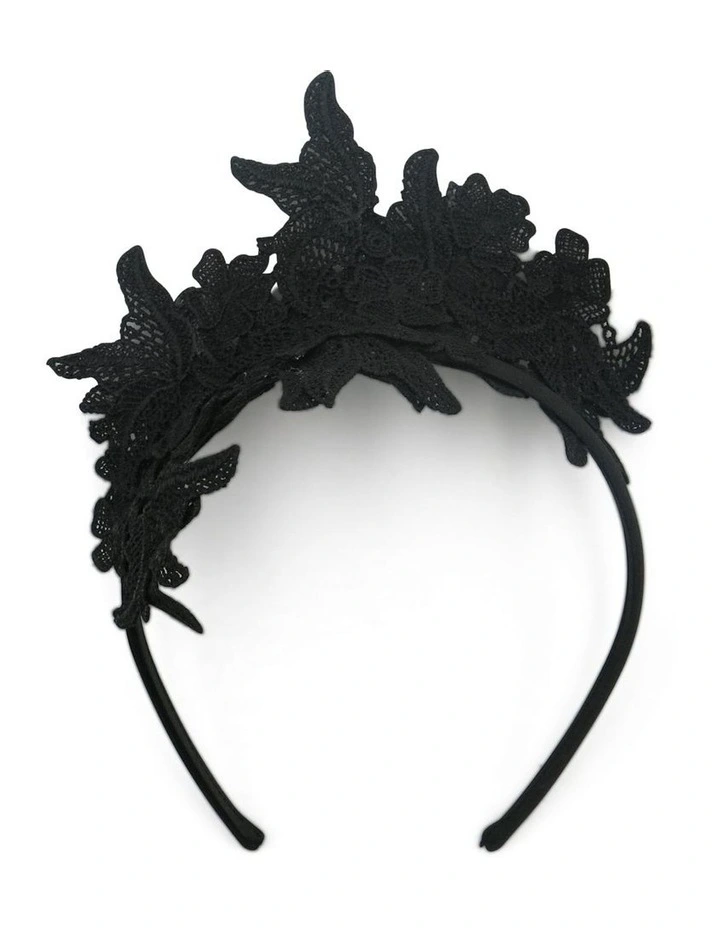 Sassi Headpiece in Black image 6