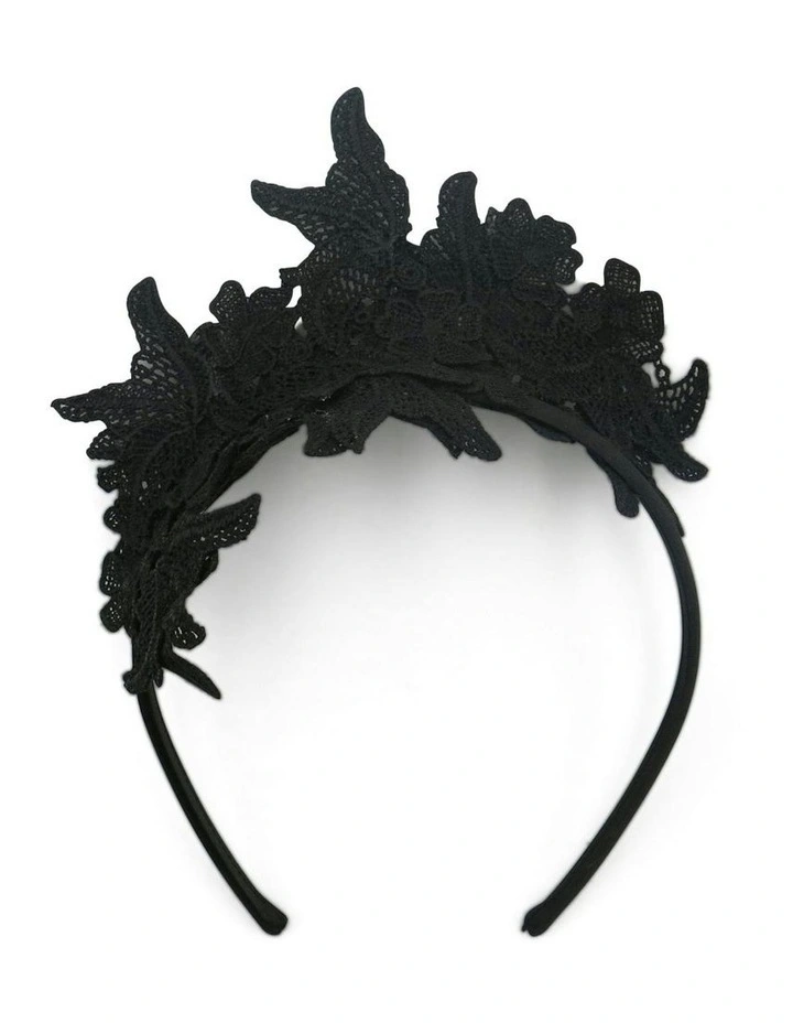 Sassi Headpiece in Black image 7