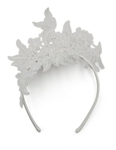 Sassi Headpiece in White