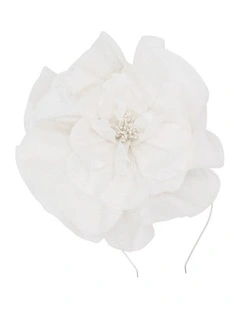 Cindy Fascinator in White