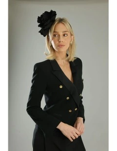 Amy Fascinator in Black