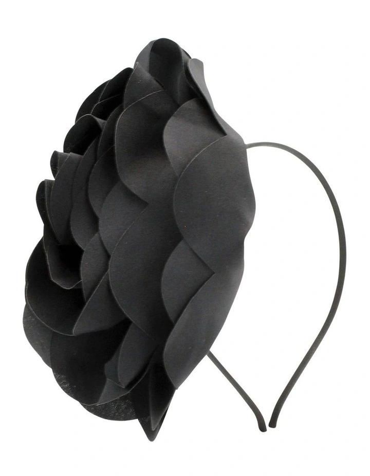 Amy Fascinator in Black image 1