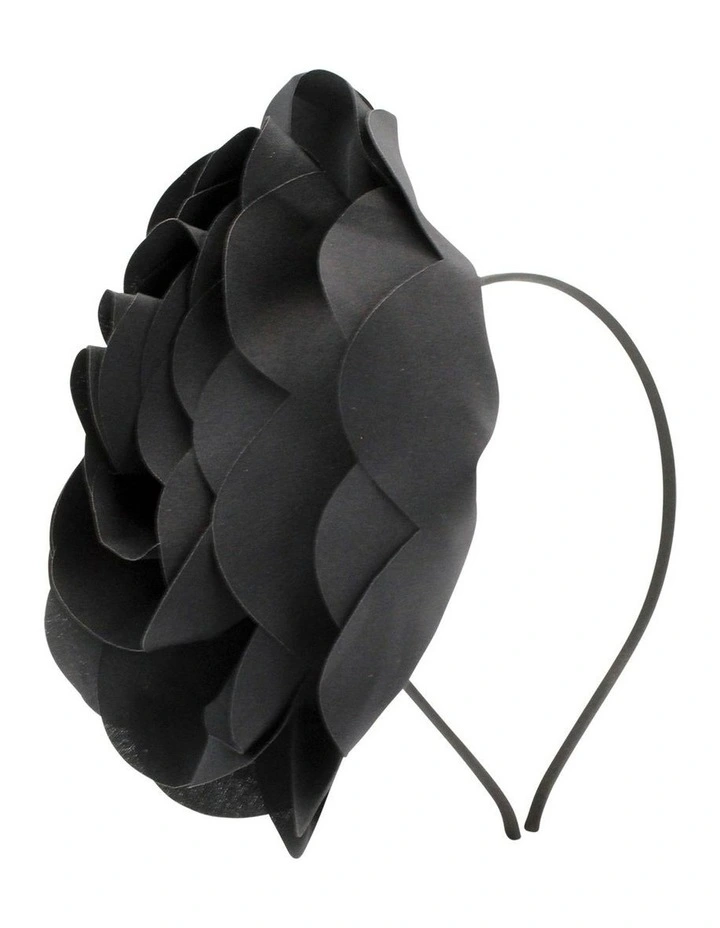 Amy Fascinator in Black image 2