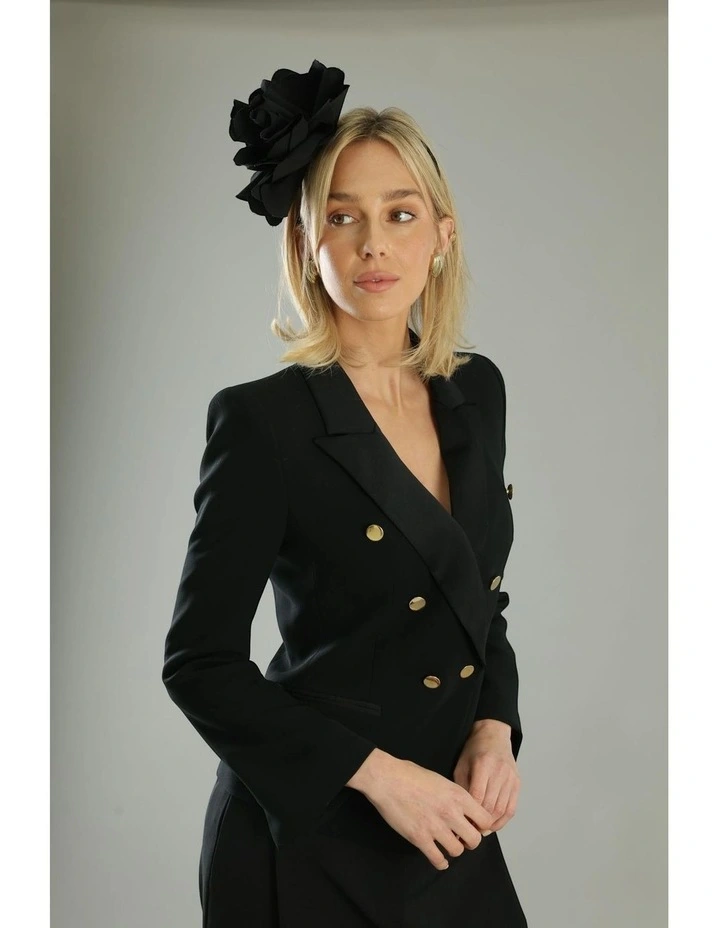 Amy Fascinator in Black image 2