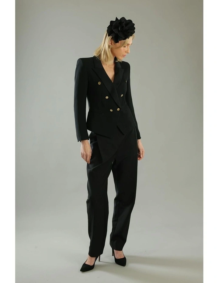 Amy Fascinator in Black image 5