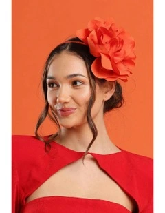 Amy Fascinator in Orange