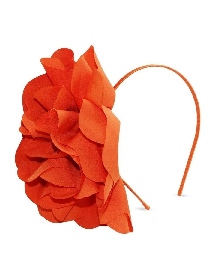 Amy Fascinator in Orange image 1