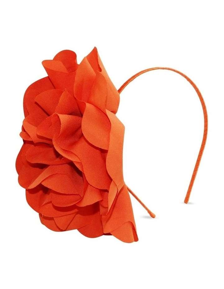 Amy Fascinator in Orange image 2