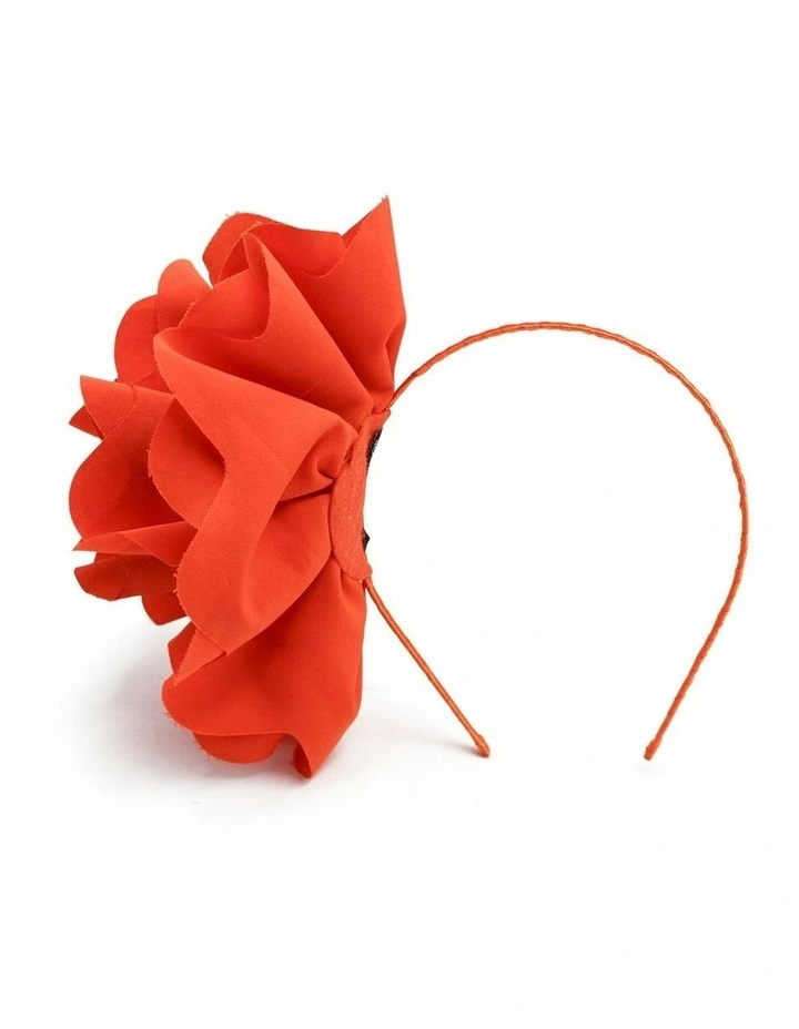 Amy Fascinator in Orange image 6