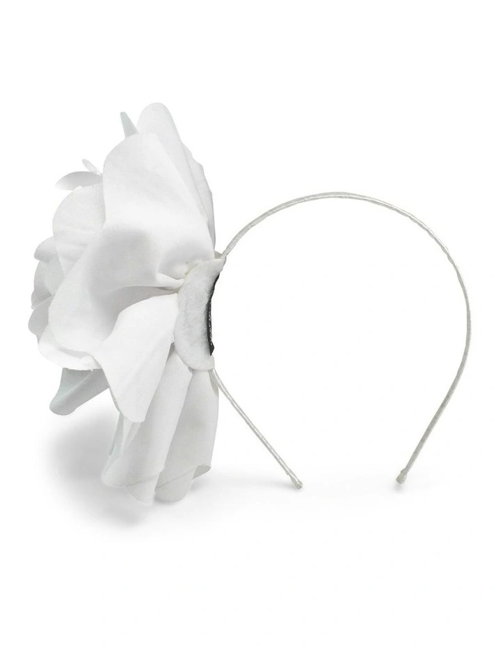 Amy Fascinator in White image 4